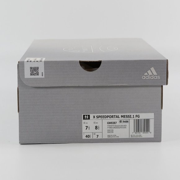 Adidas X Speedportal Messi.1 FG \'White Solar Red\' GW8387 Soccer Cleats main image 5